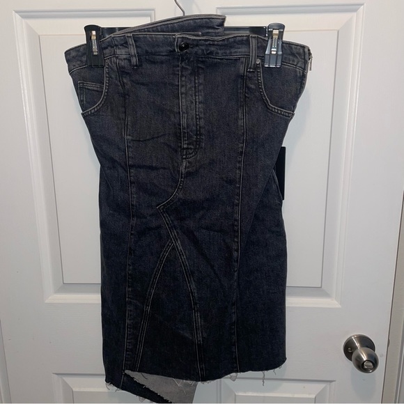 NWT Hudson Denim Folded Mini Dress - MEDIUM - Picture 2 of 6